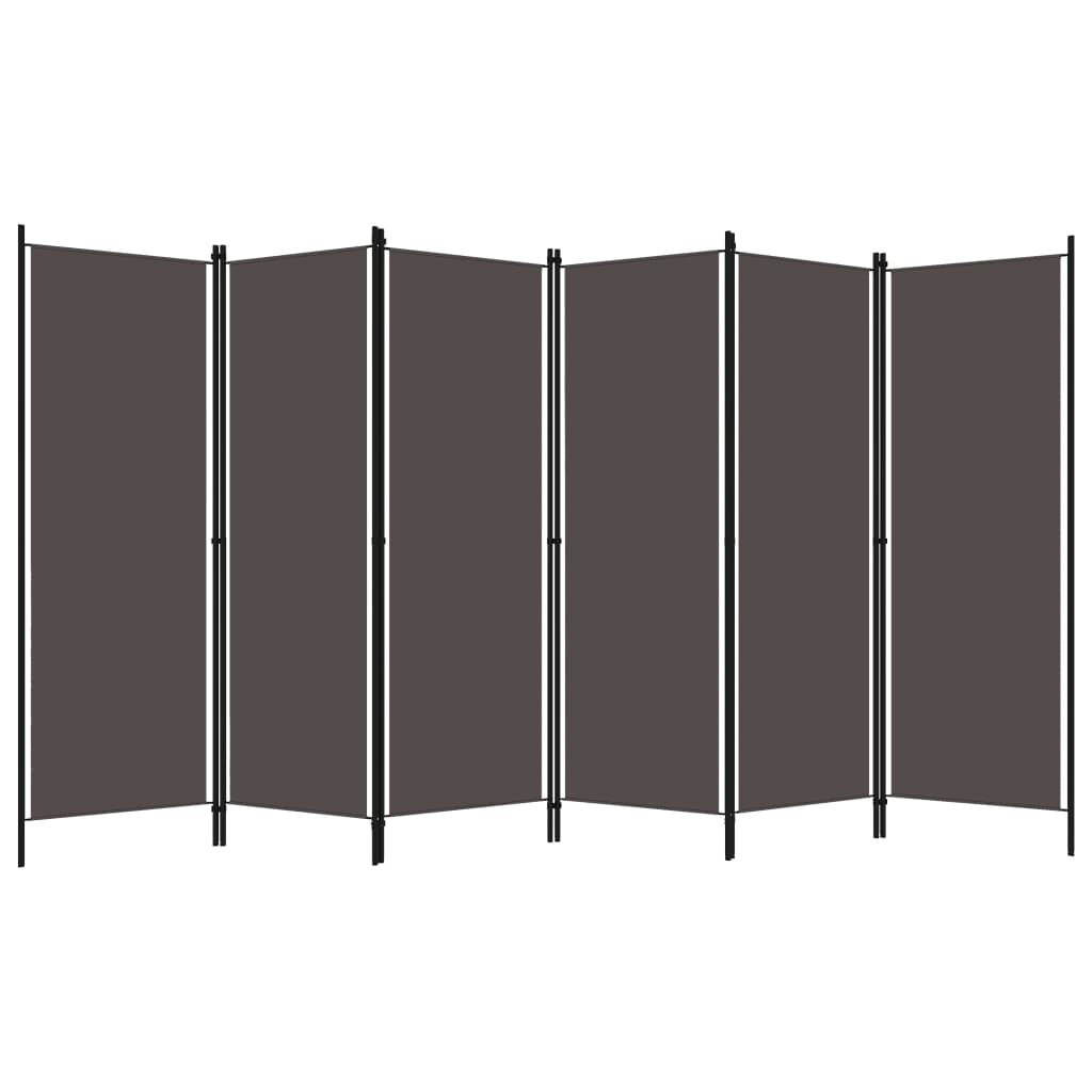 8720286022757_g_en_hd_1 vidaXL 6-Panel Room Divider Anthracite 300x180 cm - Image 2