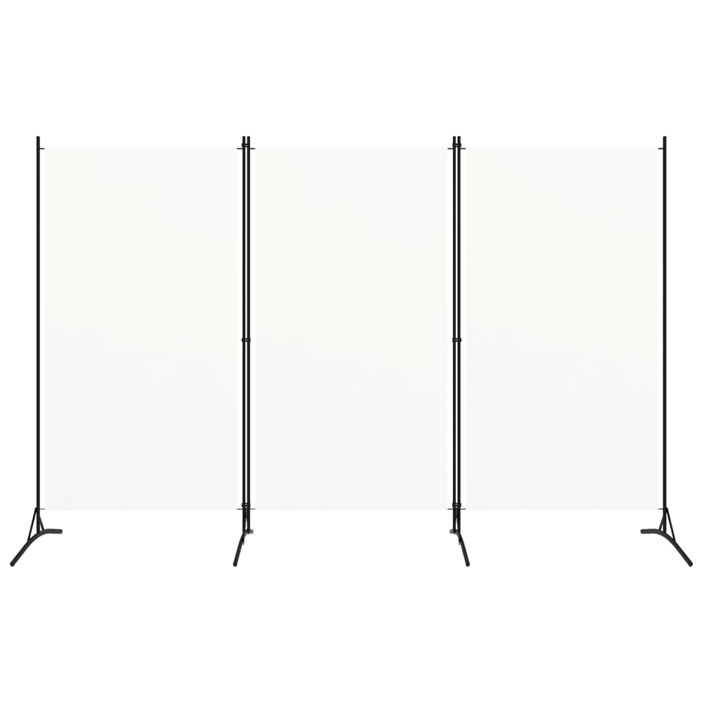 8720286022771_g_en_hd_1 vidaXL 3-Panel Room Divider White 260x180 cm Fabric - Image 2