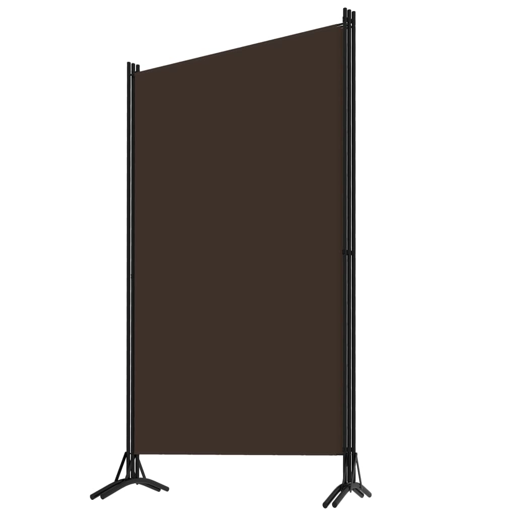 8720286022788_g_en_hd_2 vidaXL 3-Panel Room Divider Brown 260x180 cm Fabric - Image 3