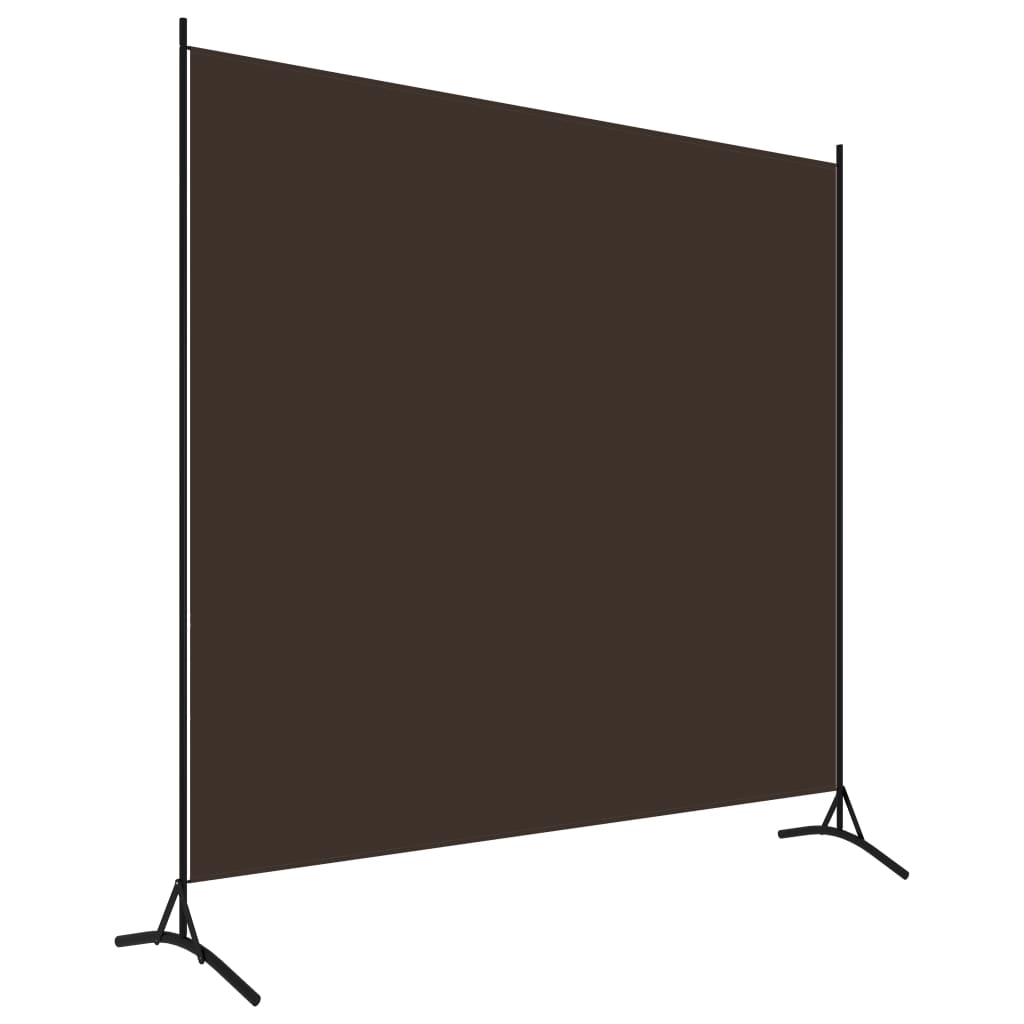 8720286022825_g_en_hd_1 vidaXL 1-Panel Room Divider Brown 175x180 cm - Image 2