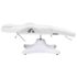 vidaXL Massage Table White 180x62x(86.5-118) cm - Image 4