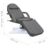 vidaXL Massage Table Grey 180x62x(86.5-118) cm - Image 8