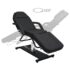 vidaXL Massage Table Black 180x62x(87-112) cm - Image 2