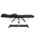 vidaXL Massage Table Black 180x62x(87-112) cm - Image 4