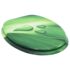 vidaXL WC Toilet Seat with Lid MDF Green Water Drop Design - Image 3