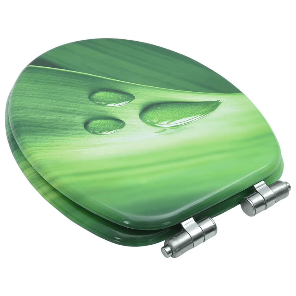 8720286028605_g_en_hd_3 vidaXL WC Toilet Seat with Soft Close Lid MDF Green Water Drop Design - Image 4