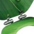 vidaXL WC Toilet Seat with Soft Close Lid MDF Green Water Drop Design - Image 8