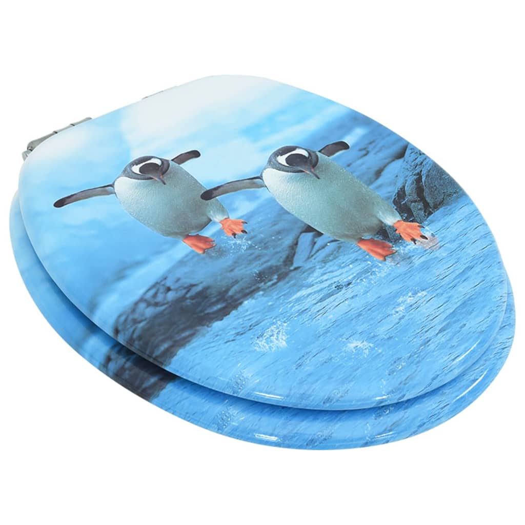 8720286028629_g_en_hd_2 vidaXL WC Toilet Seat with Soft Close Lid MDF Penguin Design - Image 3