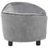 vidaXL Dog Sofa Grey 69x49x40 cm Plush - Image 5