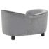 vidaXL Dog Sofa Grey 69x49x40 cm Plush - Image 6