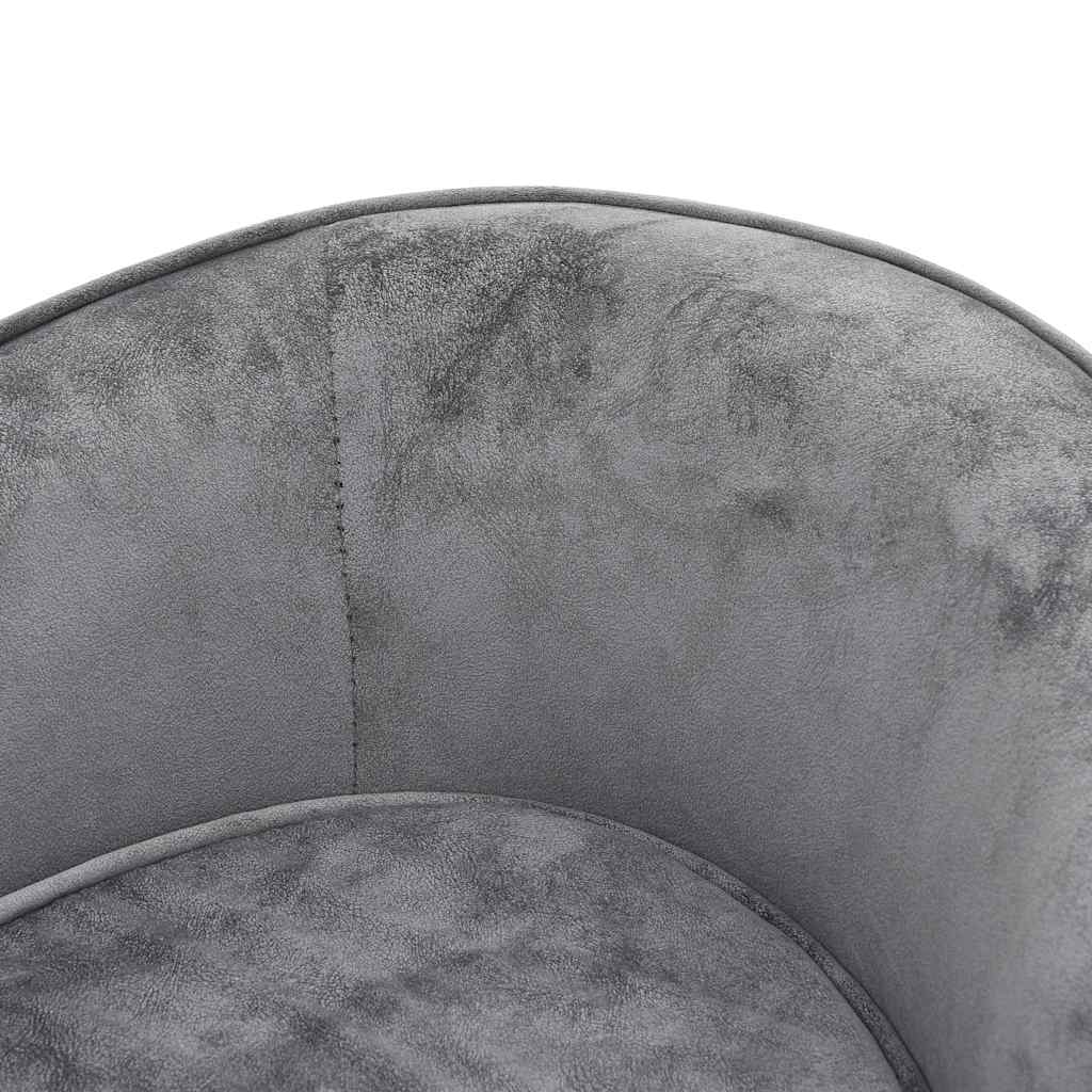 8720286034033_g_en_hd_5 vidaXL Dog Sofa Grey 69x49x40 cm Plush - Image 7