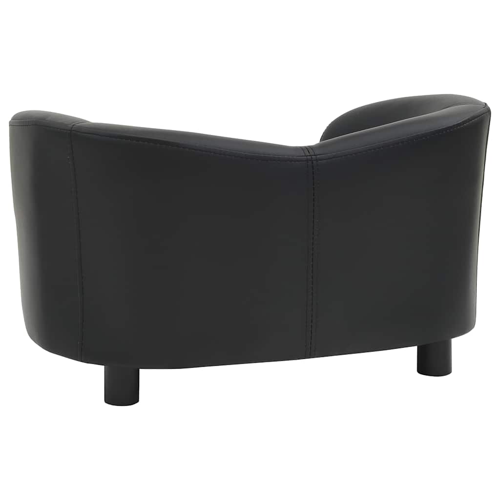 8720286034088_g_en_hd_3 vidaXL Dog Sofa Black 67x41x39 cm Faux Leather - Image 5