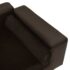 vidaXL Dog Sofa Brown 81x43x31 cm Plush and Faux Leather - Image 5