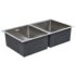 vidaXL Handmade Kitchen Sink with Overflow Hole Stainless Steel - Image 3