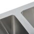 vidaXL Handmade Kitchen Sink with Overflow Hole Stainless Steel - Image 7