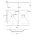 vidaXL Handmade Kitchen Sink with Overflow Hole Stainless Steel - Image 8