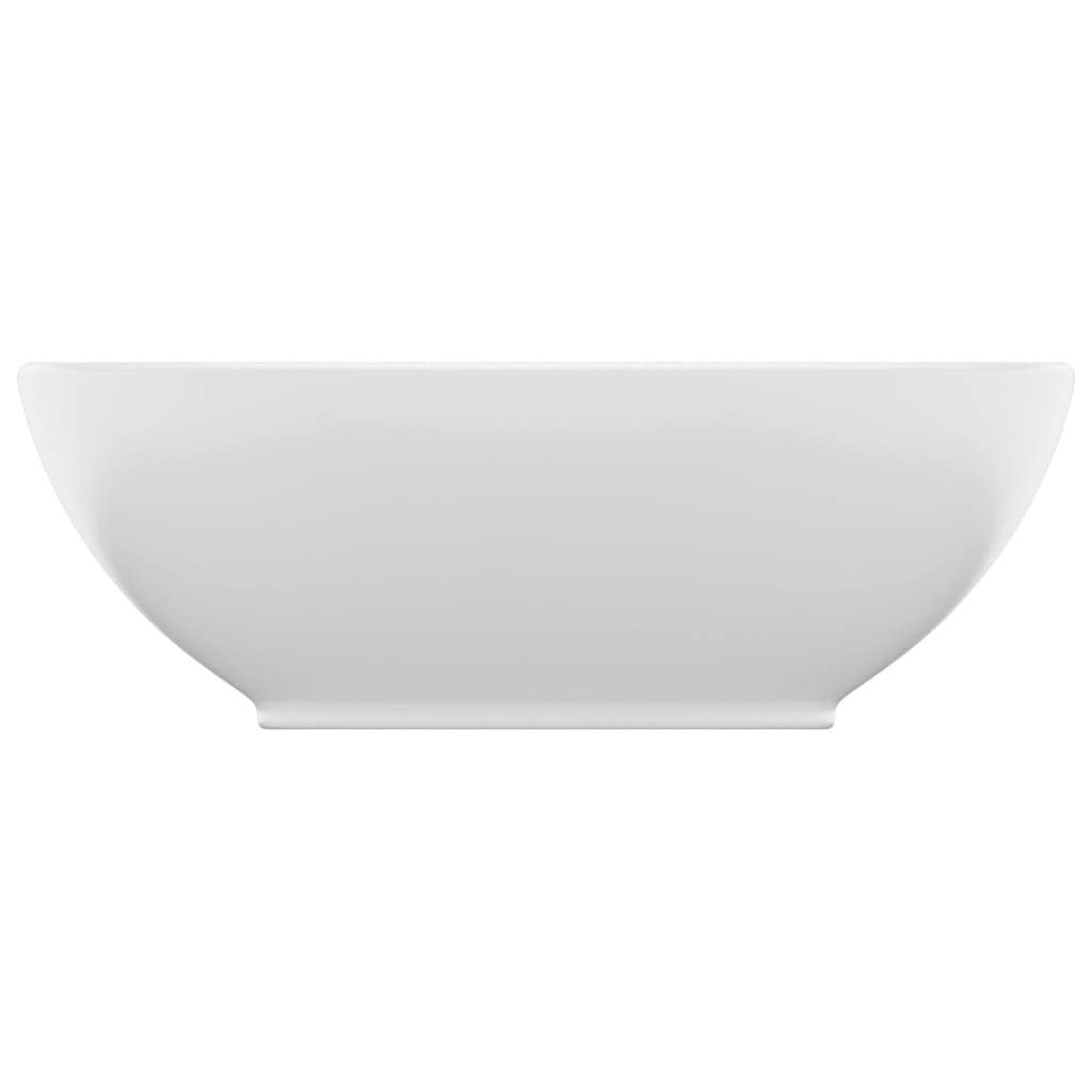 8720286036266_g_en_hd_1 vidaXL Luxury Basin Oval-shaped Matt White 40x33 cm Ceramic - Image 3
