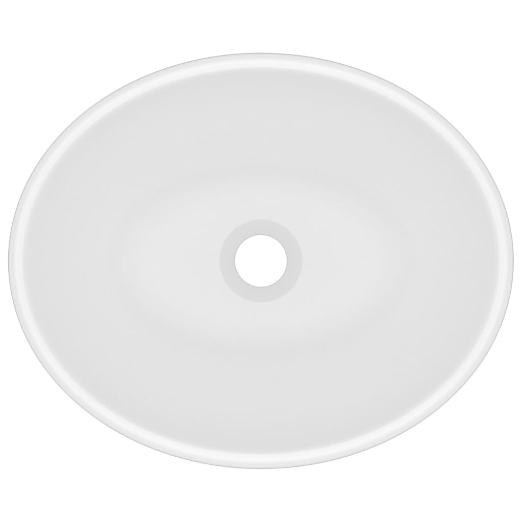 8720286036266_g_en_hd_2 vidaXL Luxury Basin Oval-shaped Matt White 40x33 cm Ceramic - Image 4