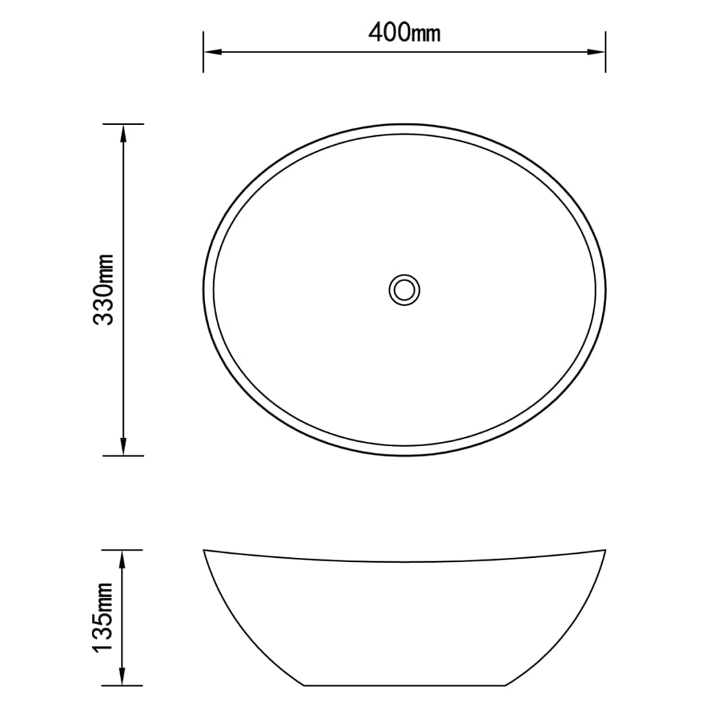 8720286036273_g_en_hd_4 vidaXL Luxury Basin Oval-shaped Matt Pink 40x33 cm Ceramic - Image 6