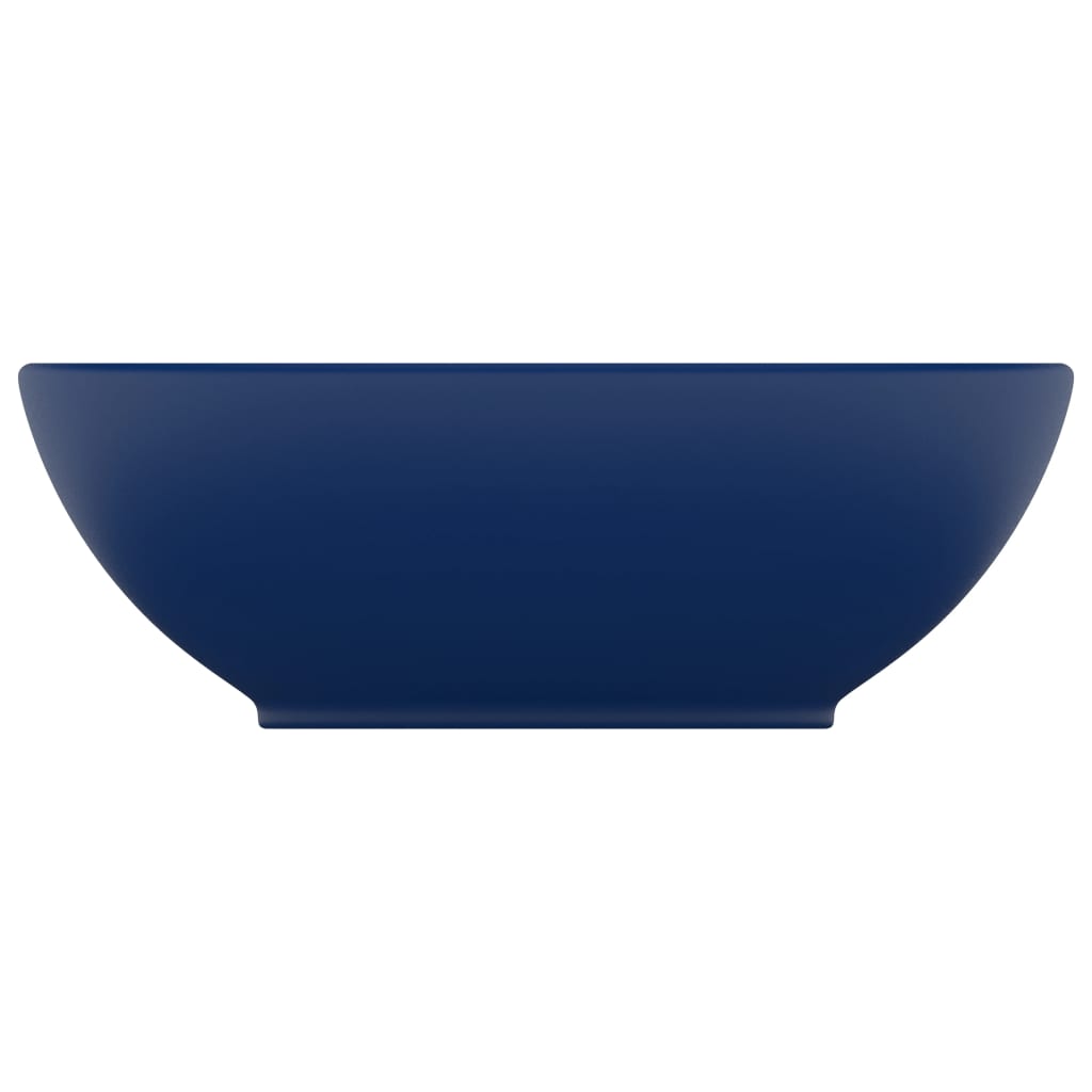 8720286036297_g_en_hd_1 vidaXL Luxury Basin Oval-shaped Matt Dark Blue 40x33 cm Ceramic - Image 3