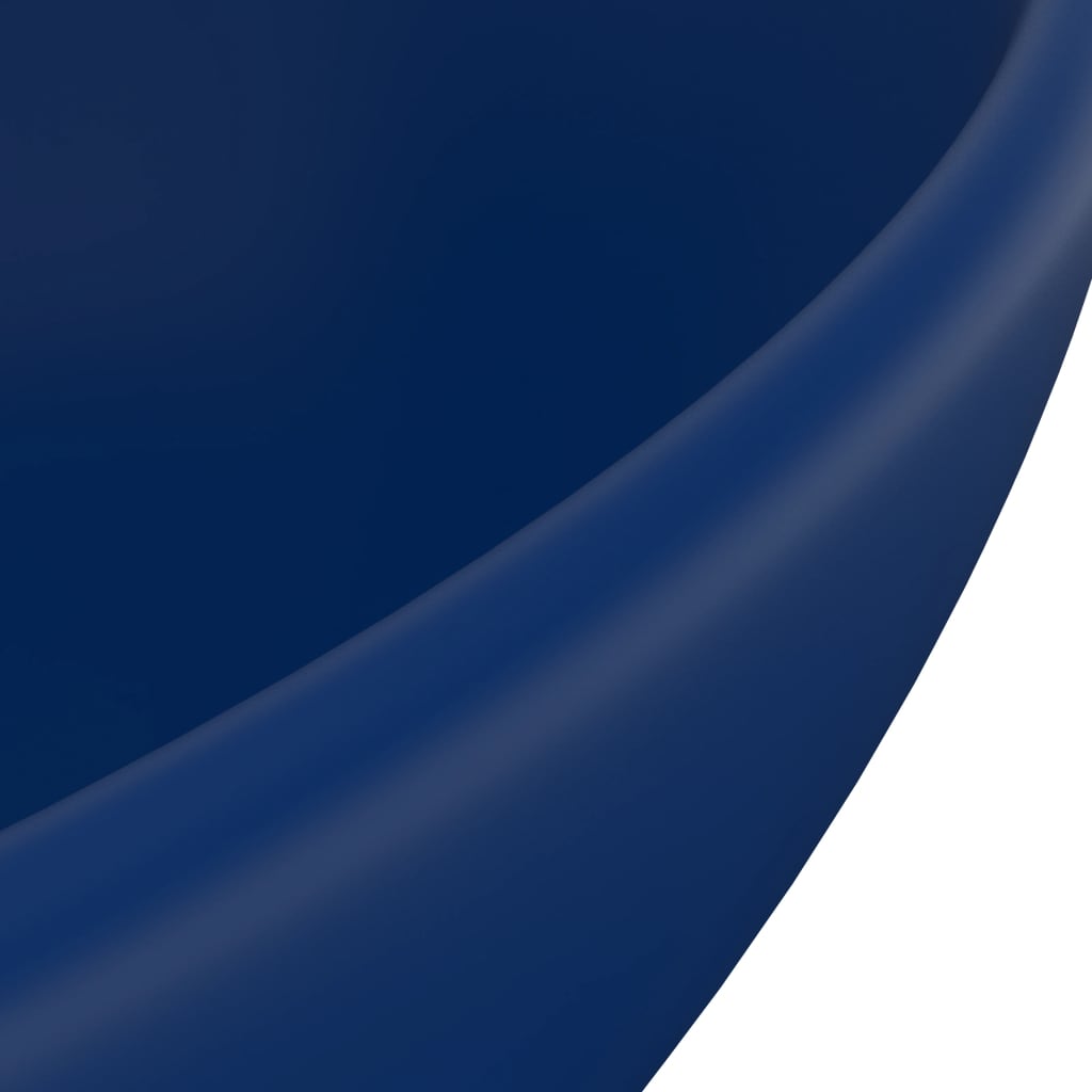 8720286036297_g_en_hd_3 vidaXL Luxury Basin Oval-shaped Matt Dark Blue 40x33 cm Ceramic - Image 5
