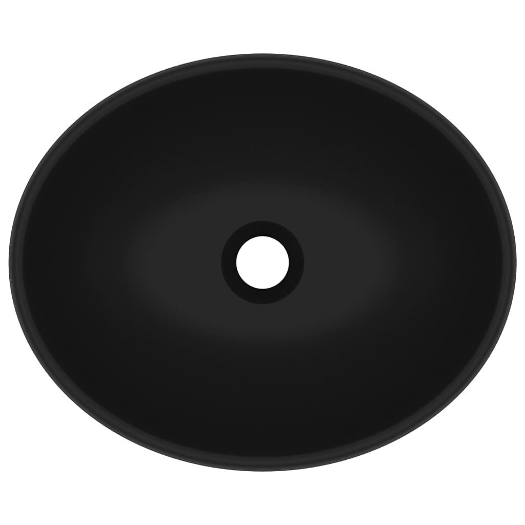8720286036365_g_en_hd_2 vidaXL Luxury Basin Oval-shaped Matt Black 40x33 cm Ceramic - Image 4