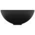vidaXL Luxury Bathroom Basin Round Matt Black 32.5x14 cm Ceramic - Image 4