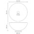vidaXL Luxury Bathroom Basin Round Matt Black 32.5x14 cm Ceramic - Image 6