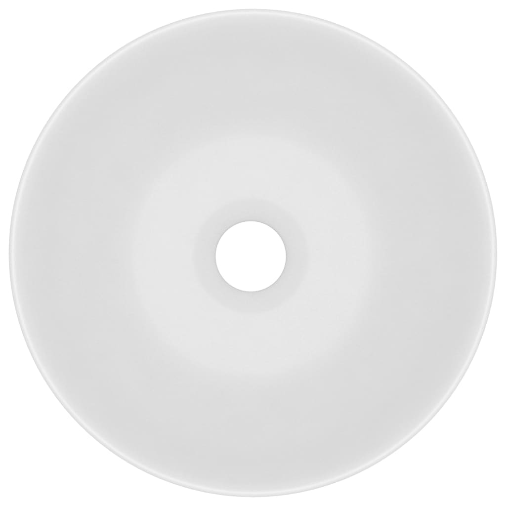 8720286036815_g_en_hd_2 vidaXL Bathroom Sink Ceramic Matt White Round - Image 4