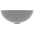vidaXL Bathroom Sink Ceramic Light Grey Round - Image 3