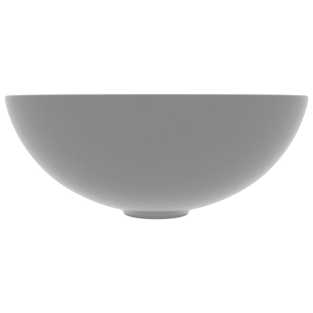 8720286036877_g_en_hd_1 vidaXL Bathroom Sink Ceramic Light Grey Round - Image 3