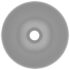 vidaXL Bathroom Sink Ceramic Light Grey Round - Image 4