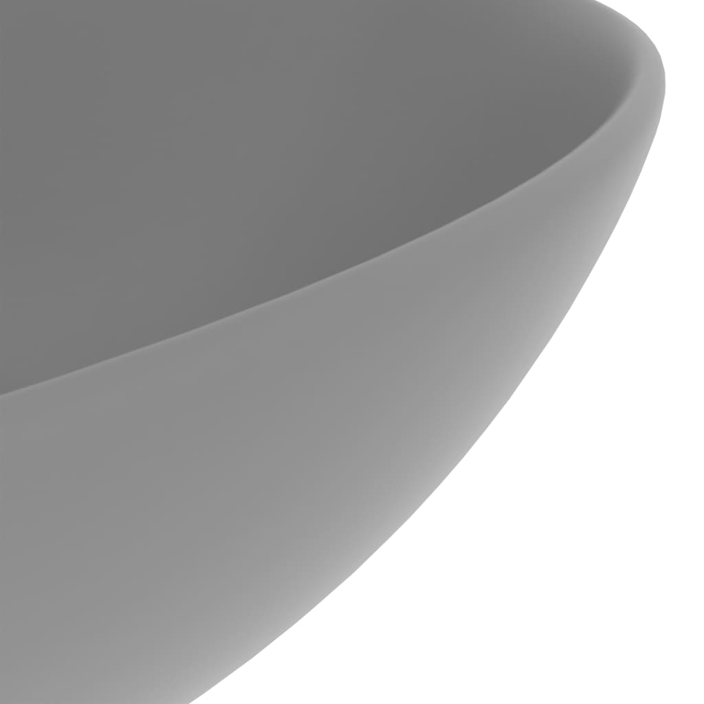 8720286036877_g_en_hd_3 vidaXL Bathroom Sink Ceramic Light Grey Round - Image 5
