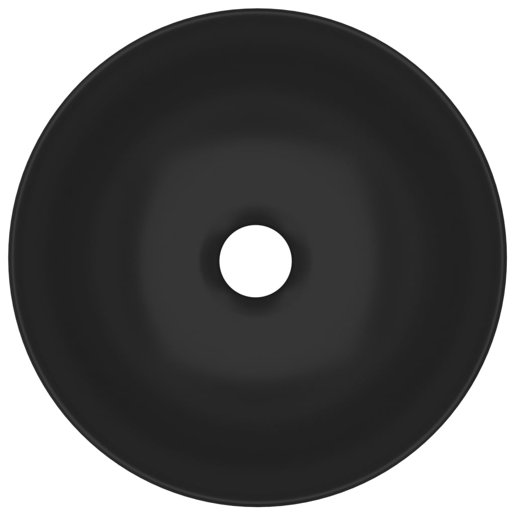 8720286036914_g_en_hd_2 vidaXL Bathroom Sink Ceramic Matt Black Round - Image 4