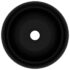 vidaXL Luxury Wash Basin Round Matt Black 40x15 cm Ceramic - Image 3