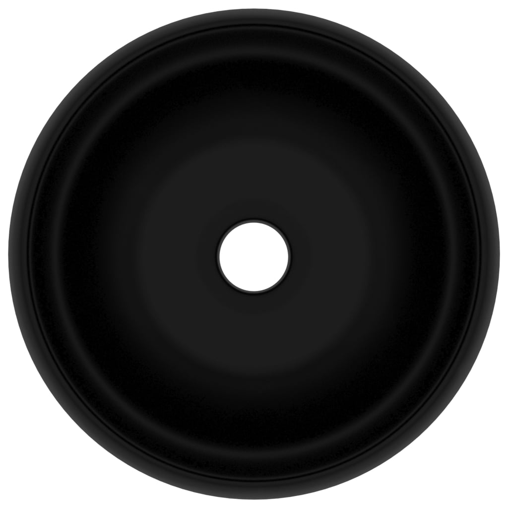 8720286037133_g_en_hd_1 vidaXL Luxury Wash Basin Round Matt Black 40x15 cm Ceramic - Image 3
