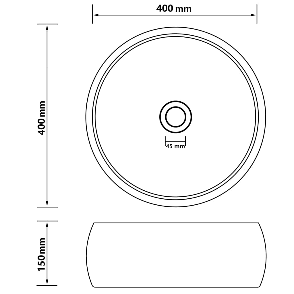 8720286037133_g_en_hd_4 vidaXL Luxury Wash Basin Round Matt Black 40x15 cm Ceramic - Image 6