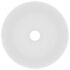 vidaXL Luxury Wash Basin Round Matt White 40x15 cm Ceramic - Image 3