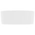 vidaXL Luxury Wash Basin Round Matt White 40x15 cm Ceramic - Image 4