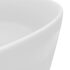 vidaXL Luxury Wash Basin Round Matt White 40x15 cm Ceramic - Image 5