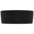 vidaXL Luxury Wash Basin Round Matt Black 40x15 cm Ceramic - Image 4