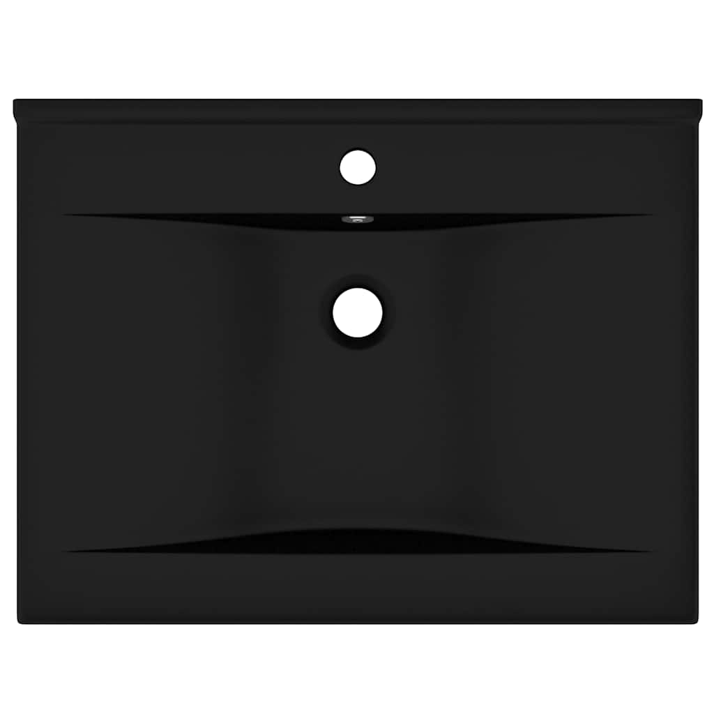 8720286037355_g_en_hd_1 vidaXL Luxury Basin with Faucet Hole Matt Black 60x46 cm Ceramic - Image 3