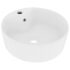 vidaXL Luxury Wash Basin with Overflow Matt White 36x13 cm Ceramic - Image 2