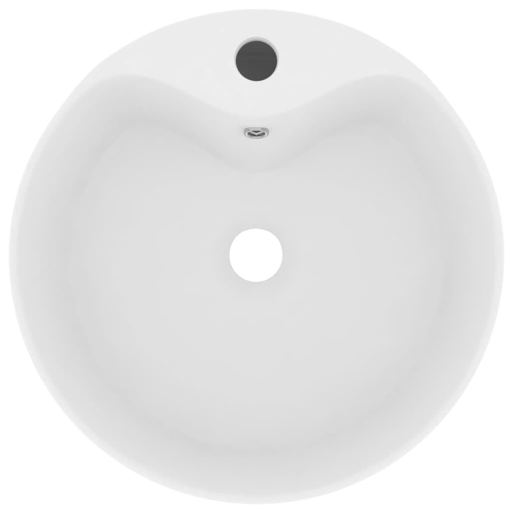 8720286037362_g_en_hd_1 vidaXL Luxury Wash Basin with Overflow Matt White 36x13 cm Ceramic - Image 3