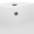 vidaXL Luxury Wash Basin with Overflow Matt White 36x13 cm Ceramic - Image 5