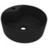 vidaXL Luxury Wash Basin with Overflow Matt Black 36x13 cm Ceramic - Image 2