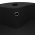 vidaXL Luxury Wash Basin with Overflow Matt Black 36x13 cm Ceramic - Image 5