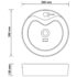 vidaXL Luxury Wash Basin with Overflow Matt Black 36x13 cm Ceramic - Image 7