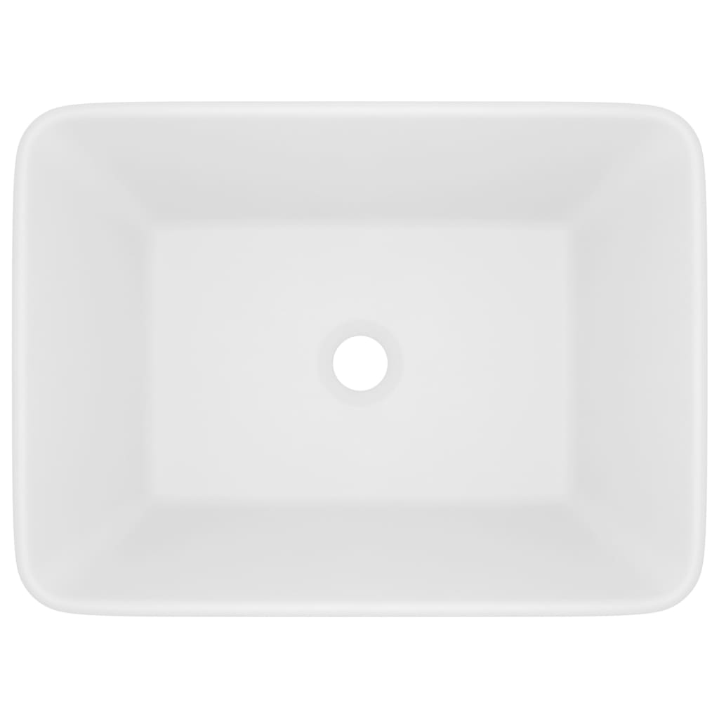 8720286037478_g_en_hd_1 vidaXL Luxury Wash Basin Matt White 41x30x12 cm Ceramic - Image 3