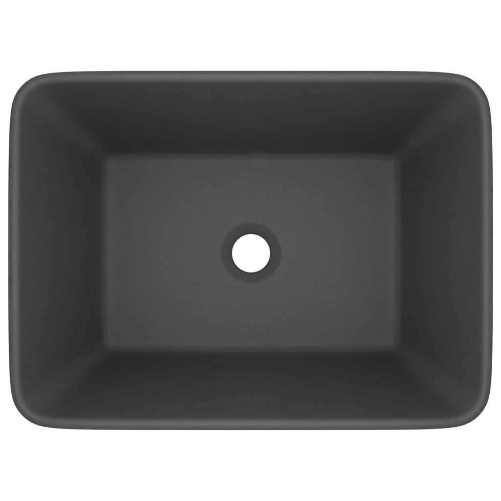 8720286037546_g_en_hd_1 vidaXL Luxury Wash Basin Matt Dark Grey 41x30x12 cm Ceramic - Image 3
